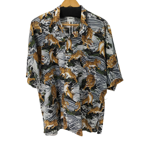 フーズフーギャラリー WHO’S WHO gallery S/S 虎柄シャツ メンズ JPN:M