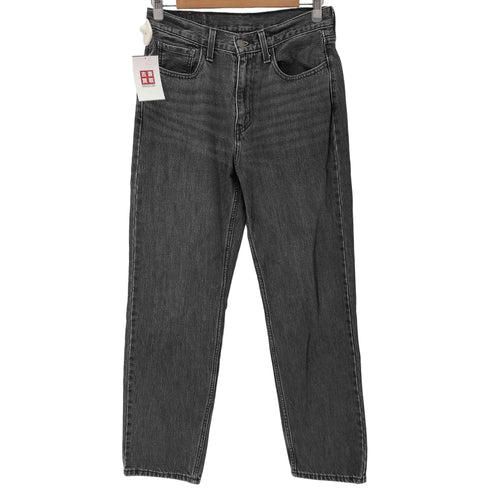 リーバイス Levis STAY LOOSE ブラックデニムパンツ レディース W28