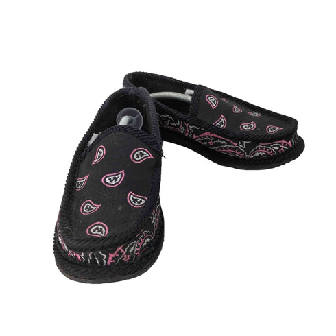 TROOPER AMERICA EMBROIDERED HOUSE SLIPPERS BANDANA BK/PK メンズ US:9