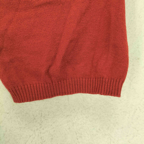 バクラック BACHRACH 90s ストライプデザイン コットンニット半袖シャツ メンズ L