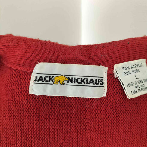 ジャックニクラス jack nicklaus アクリルニット カーディガン メンズ JPN:L
