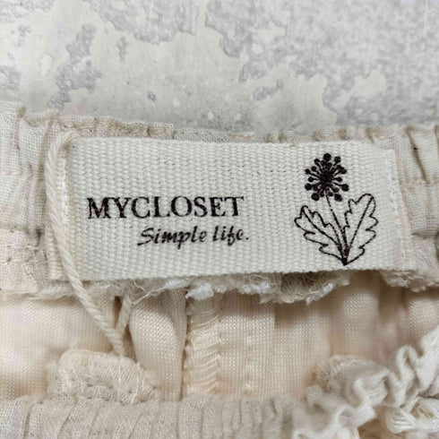MY CLOSET ワッフルパンツ レディース
