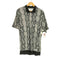 ワコマリア WACKO MARIA 24SS PYTHON KNIT POLO SHIRT シルク混 パイソン柄 半袖ポロシャツ メンズ JPN:M