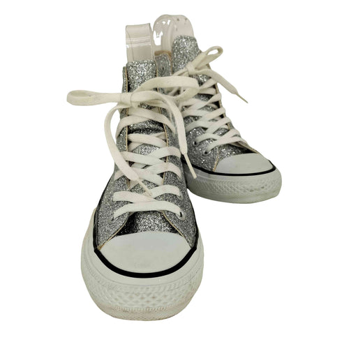 コンバース CONVERSE ALLSTAR HI G-SILVER オールスター シルバー レディース JPN:23