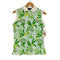 KISS ON THE GREEN 花柄ストライプノースリーブポロシャツ sport レディース L