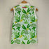 KISS ON THE GREEN 花柄ストライプノースリーブポロシャツ sport レディース L