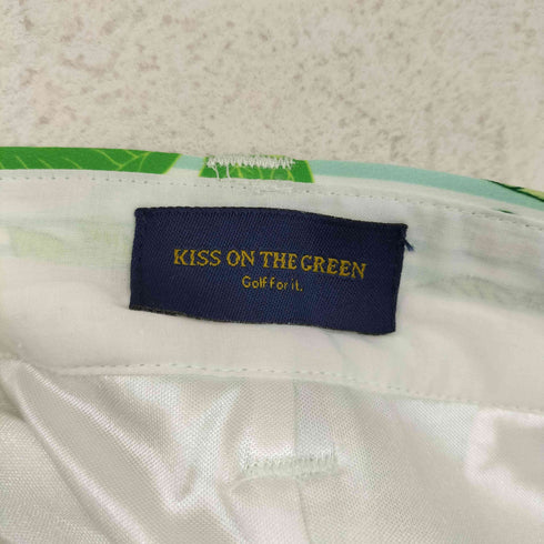 KISS ON THE GREEN 花柄ストライプスカート レディース L