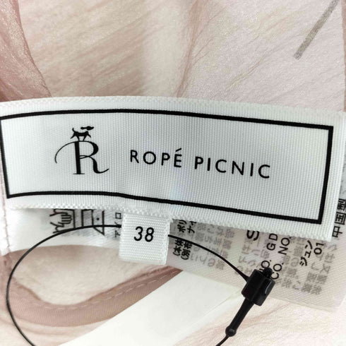 ロペピクニック Rope Picnic シアーフリルブラウス レディース 38