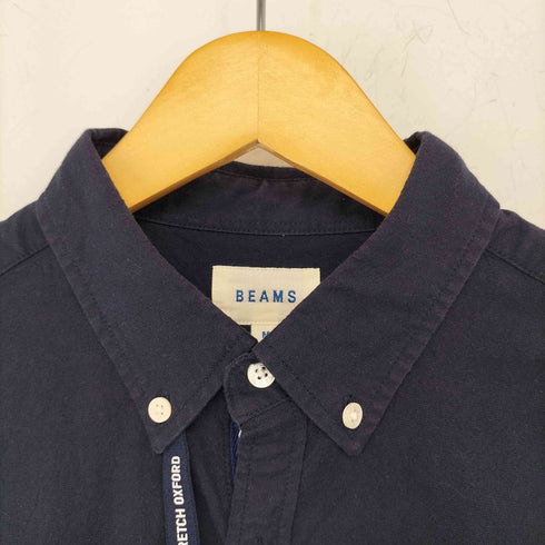 ビームス BEAMS ストレッチオックス テープ ミニボタンダウン シャツ メンズ JPN:M
