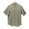 エディーバウアー Eddie Bauer シアサッカー ボタンダウン チェックシャツ メンズ import:L