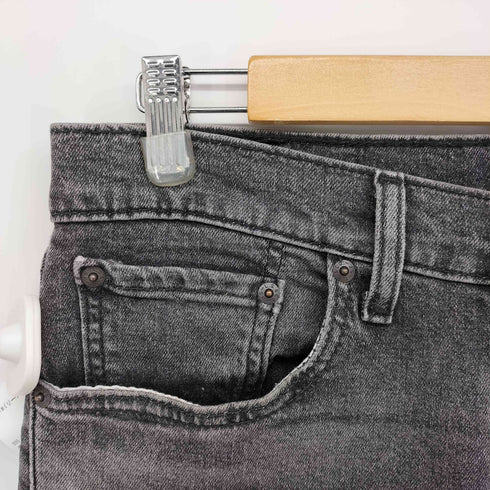 リーバイス Levis 505 テーパードデニムパンツ ブラックデニム メンズ W32 L32