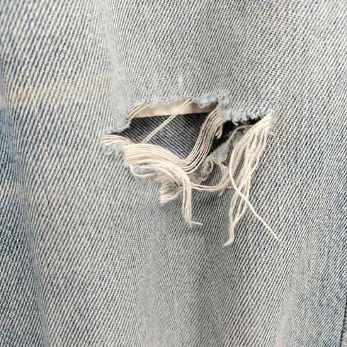 リーバイス Levis 90s USA製 501XX ボタン裏553 ダメージデニムパンツ メンズ W34 L36