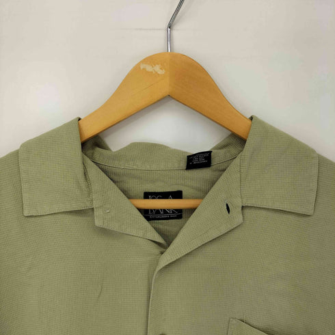ジョスエーバンク Jos A Bank シルクオープンカラーS/S シャツ メンズ import:XL