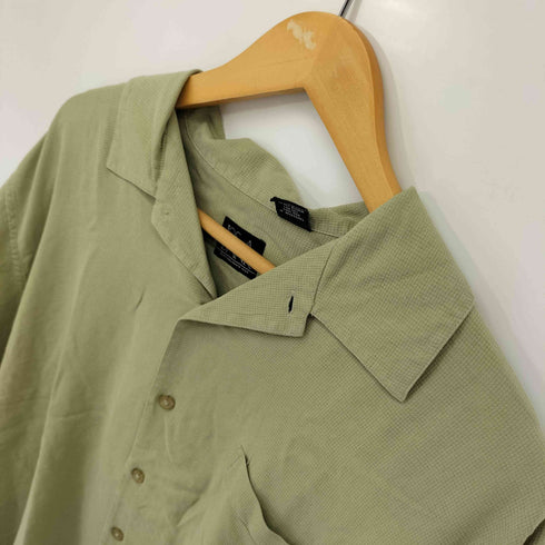 ジョスエーバンク Jos A Bank シルクオープンカラーS/S シャツ メンズ import:XL