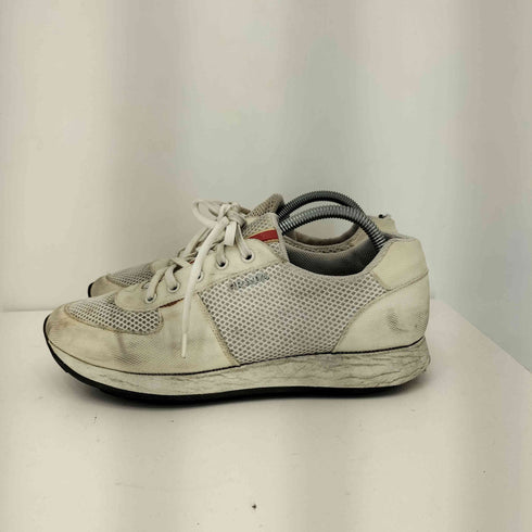 プラダ PRADA メッシュ ローカットスニーカー メンズ 7 1/2