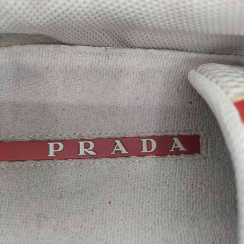 プラダ PRADA メッシュ ローカットスニーカー メンズ 7 1/2