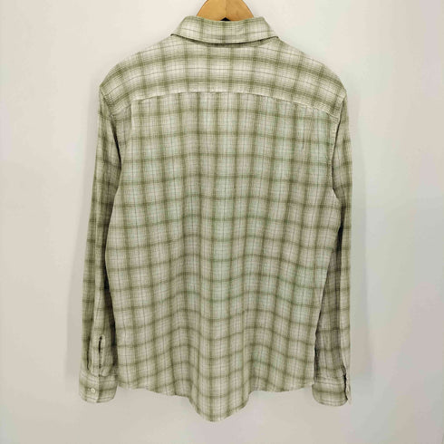 リーバイス Levis コットンリネン インド綿 オンブレチェックシャツ メンズ import:M