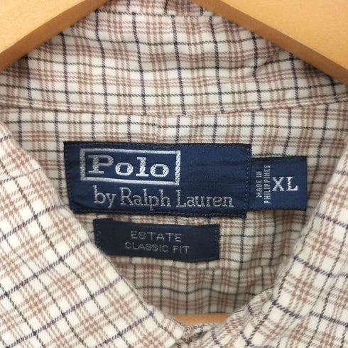 ポロバイラルフローレン Polo by RALPH LAUREN 90S ESTATE CLASSIC FIT レギュラーカラーシャツ メンズ import:XL