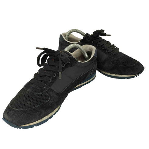 プラダ PRADA スウェード ナイロン ローカットスニーカー メンズ 7