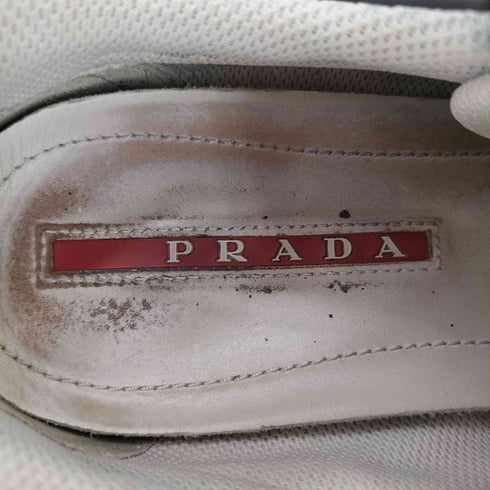 プラダ PRADA スウェード ナイロン ローカットスニーカー メンズ 7