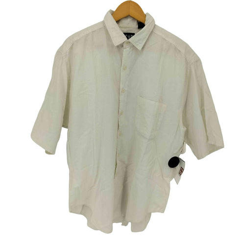 ギャップ Gap 90S OLD リネンコットンレギュラーカラーシャツ メンズ import:L