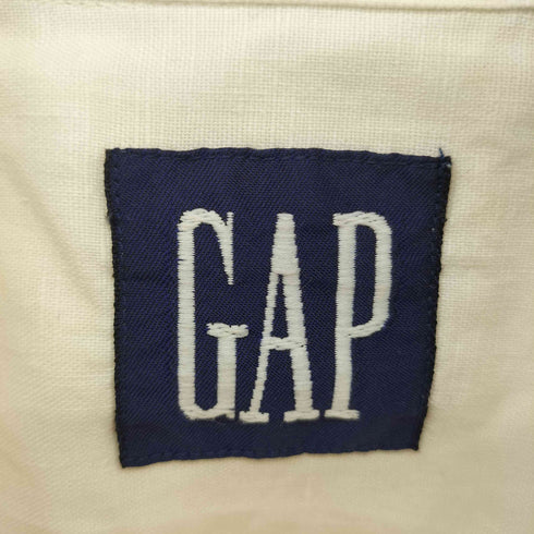 ギャップ Gap 90S OLD リネンコットンレギュラーカラーシャツ メンズ import:L