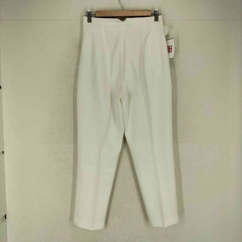 ザラ ZARA ベルトレス 2タックセンタープレス スラックス レディース 29