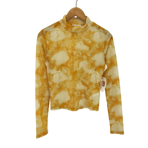 エックスガール X-girl MARBLE MESH TOP マーブル シアー トップ レディース JPN:1