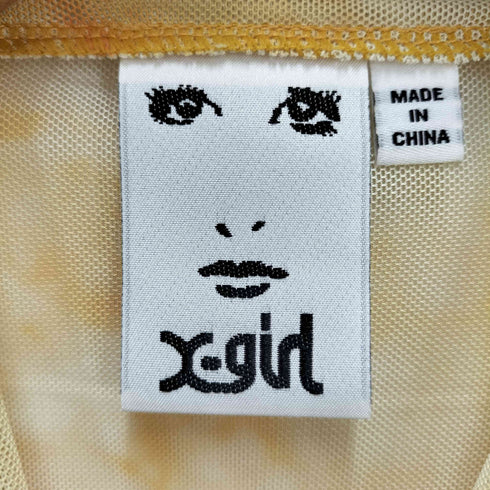 エックスガール X-girl MARBLE MESH TOP マーブル シアー トップ レディース JPN:1