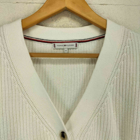 トミーヒルフィガー TOMMY HILFIGER コットンニット ヘンリーネック プルオーバー レディース JPN:M