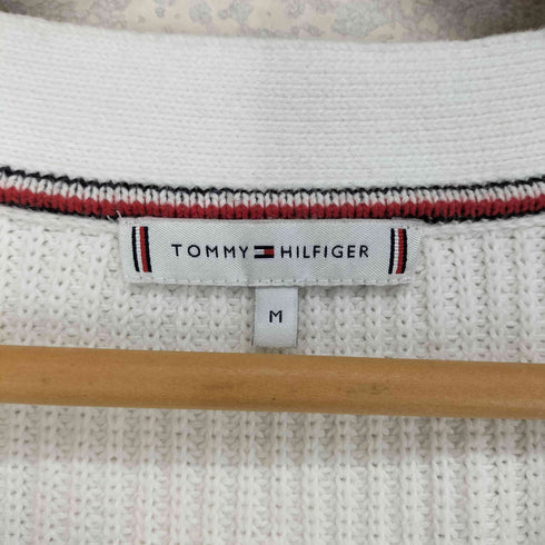トミーヒルフィガー TOMMY HILFIGER コットンニット ヘンリーネック プルオーバー レディース JPN:M
