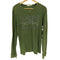 アヴィレックス AVIREX Vガゼット ワッフル生地 ロゴ グラフィック プリント L/S カットソー ロンT メンズ import:L