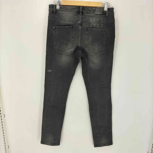 スビ KSUBI スキニーブラックデニムパンツ メンズ 30