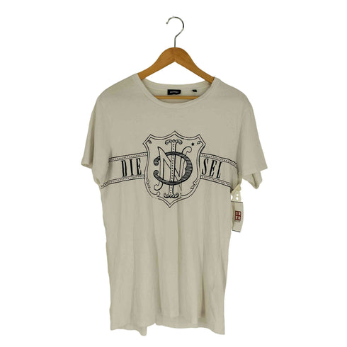 ディーゼル DIESEL ロゴプリント クルーネック Tシャツ メンズ import:M