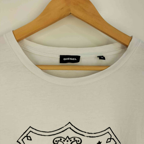 ディーゼル DIESEL ロゴプリント クルーネック Tシャツ メンズ import:M