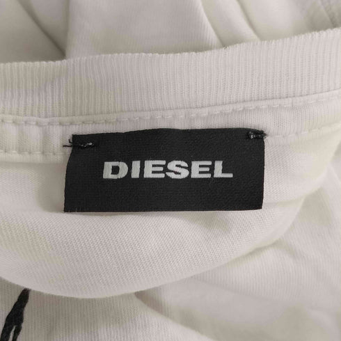 ディーゼル DIESEL ロゴプリント クルーネック Tシャツ メンズ import:M