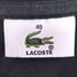 ラコステ LACOSTE ワンポイントワッペン 鹿の子 半袖 シャツ レディース 40