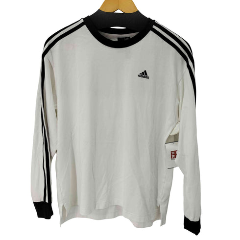 アディダス adidas L/S スリーストライプス ルーズフィット Tシャツ メンズ import:XL