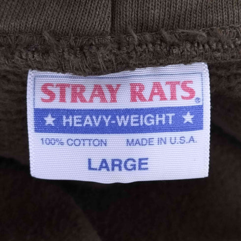 STRAY RATS Rats Star Zip Hoodie ラッツ スター ジップ パーカー メンズ import:L