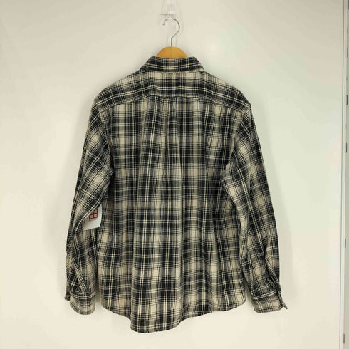 バックナンバー BACK NUMBER ヘビーネル長袖チェックシャツ メンズ JPN:L