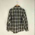 バックナンバー BACK NUMBER ヘビーネル長袖チェックシャツ メンズ JPN:L