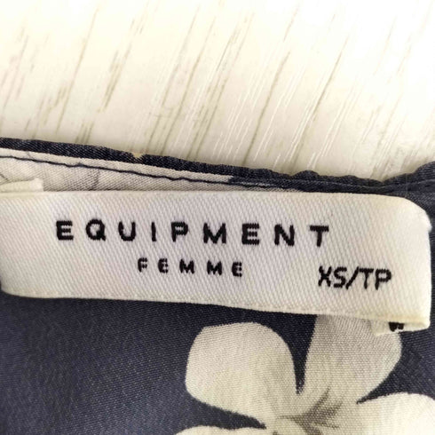 エキップモン EQUIPMENT シルク 花柄タンクトップ レディース import:XS