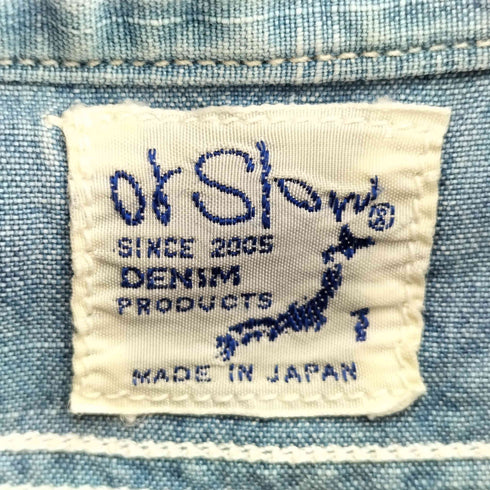 オアスロウ orSlow 日本製 コットン デニムシャツ レディース JPN:1