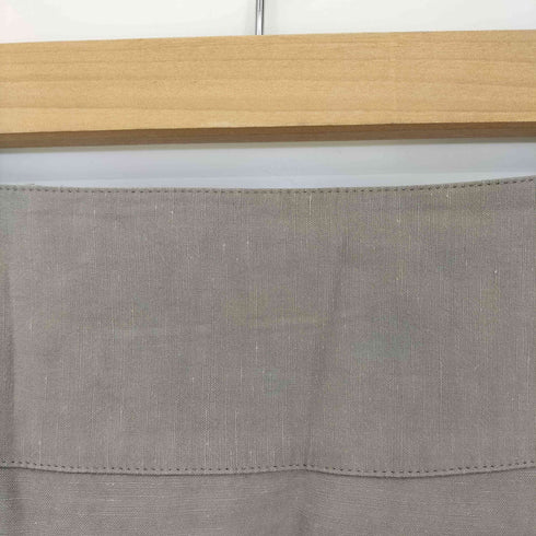 サリースコット Sally Scott リネンレーヨン 裏地ドット 貝ボタン フレアスカート レディース  64-91