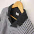 CONTROLLA+ silk blend luxury bicolor open collar shirt メンズ JPN:2