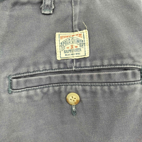 ポロバイラルフローレン Polo by RALPH LAUREN USA製90Sタックハーフパンツ メンズ US:34-35
