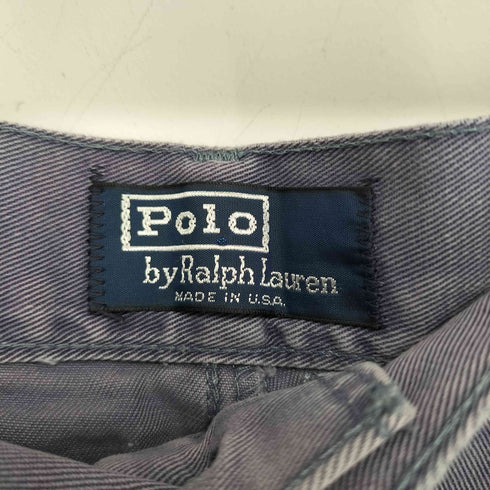 ポロバイラルフローレン Polo by RALPH LAUREN USA製90Sタックハーフパンツ メンズ US:34-35