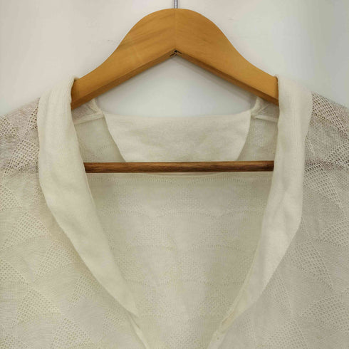 サリースコット Sally Scott コットンリネン トライアングル シアー カーディガン レディース JPN:M