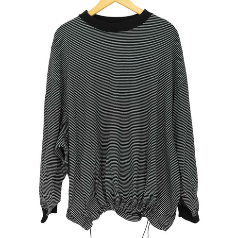 イズネス is-ness BALLOON STRIPES LONG SLEEVE T SHIRT メンズ import:L