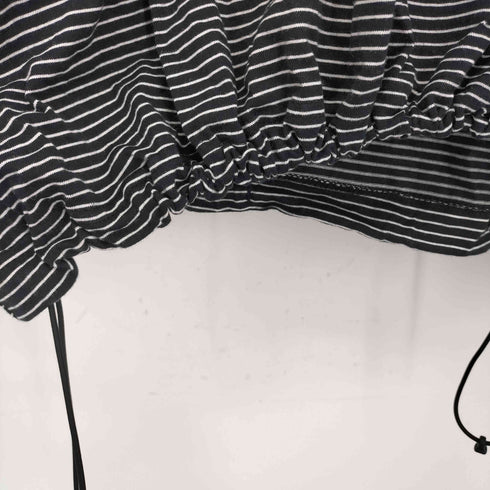 イズネス is-ness BALLOON STRIPES LONG SLEEVE T SHIRT メンズ import:L